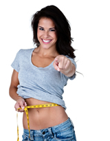 Girl loosing weight