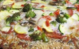 Farmer’s Market Pizza on Whole Wheat Dough by FairLadyJ