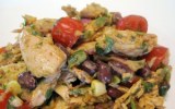 Santa Fe Turkey Salad with Creamy Chili Lime Dressing
