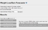 Weight Loss/Gain Forecaster