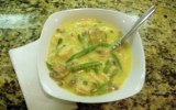Easy Turkey, Green Bean and Mushroom Soup