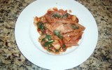 Super Easy Chicken Parmigiana With Spinach and Penne Pasta
