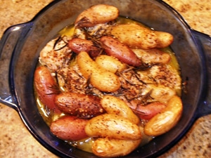 Rosemary Chicken with Herbed Fingerling Potatoes