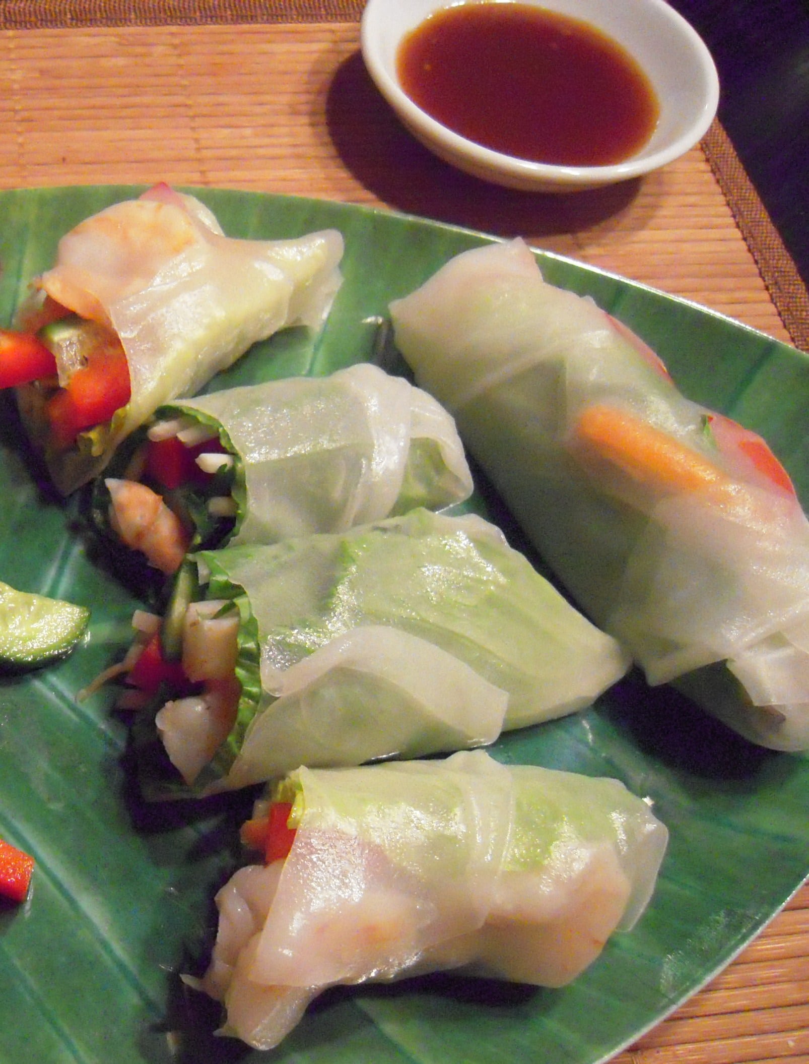 Fresh Spring Rolls with Shrimp