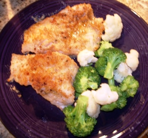 Sauted Grouper in Olive Oil