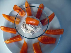 Cottage Cheese Dip with Bell Pepper