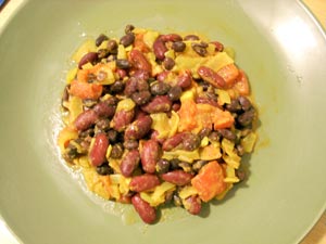 Two-Bean and Tomato Curry