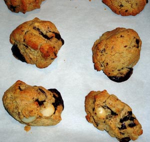 Almond Flour, Gluten Free, Chocolate Chunk Macadamia Nut Cookies