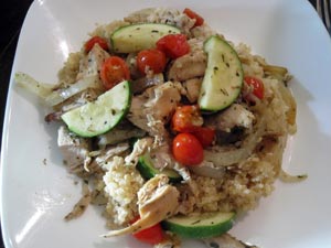 Italian Chicken Skillet Sizzle and Quinoa