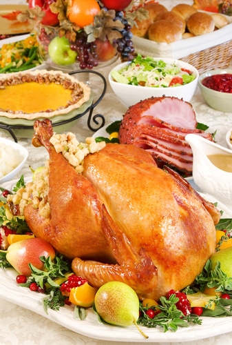 Thanksgiving Day Calories Average 3000 Calories