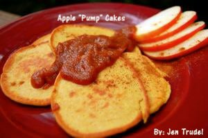 Apple Ricotta "PUMP" Cakes with Spiced Apple Syrup  by Jen Trudel