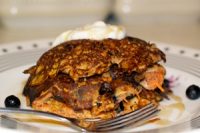 Carrot blueberry pancakes by worseenemy