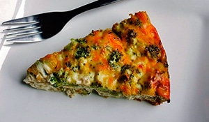 Breakfast for Dinner Crustless Quiche by JenTrudel