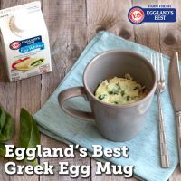 Greek Egg Mug recipe from Eggland’s Best
