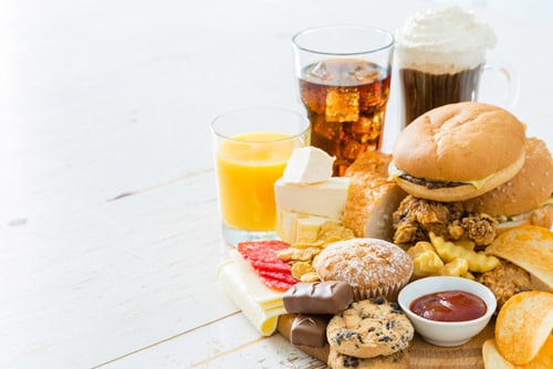 Various fast foods that can cause food addiction