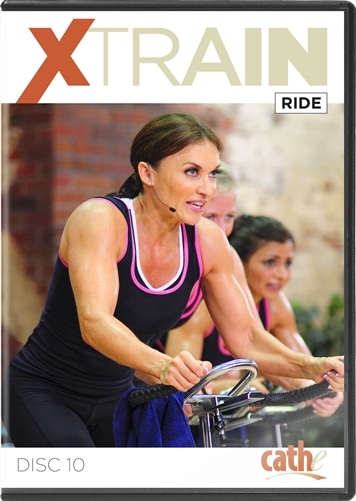 image of Cathe's XTrain Ride indoor cycling DVD