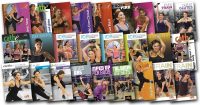 image of DVD covers of videos used in Cathe's November 2017 Workout Rotation