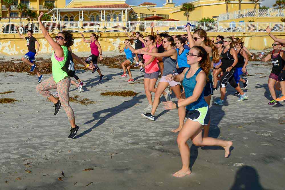 image of Cathletes keep working out fun during the Daytona Beach Cathe 2017 Road Trip