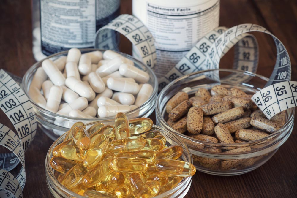 image of nutritional supplements in capsules and tablets