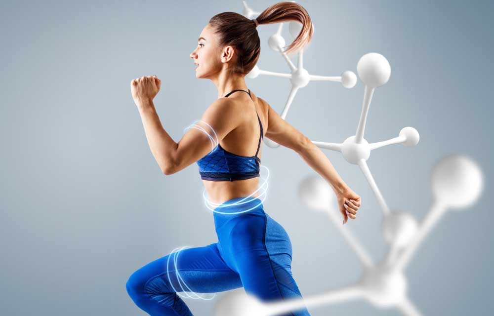 A young girl exercising to improve her metabolism