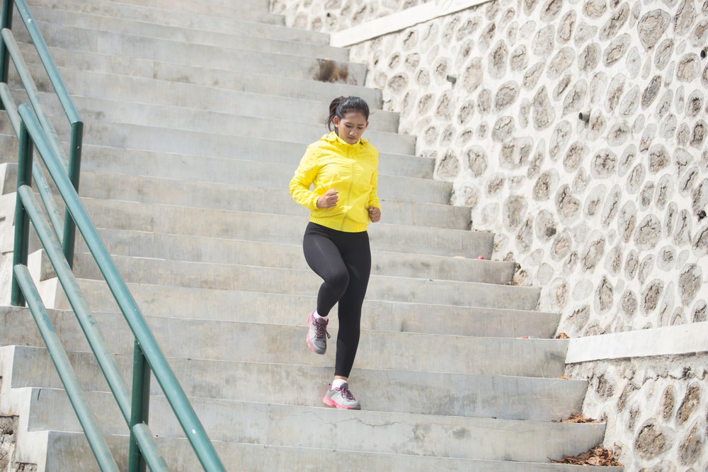 Stairs up best sale down exercise benefits