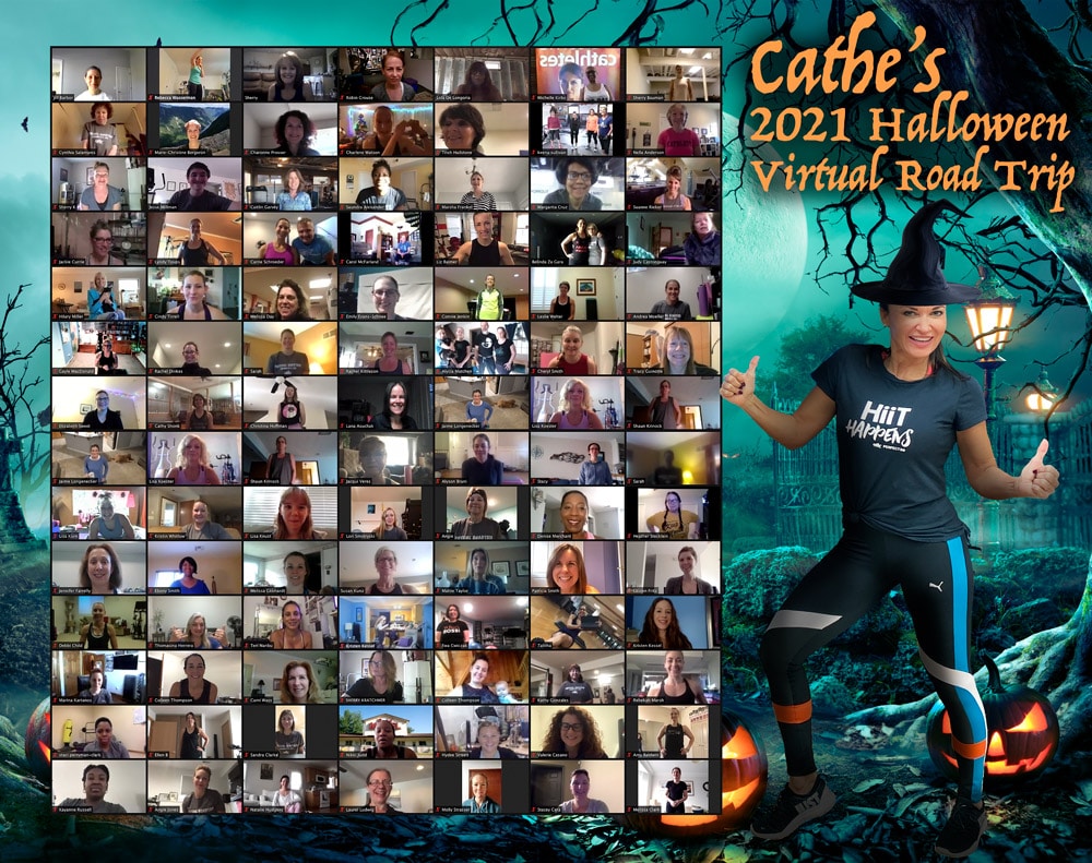 Sign-Up for Cathe’s TWO DAY VIRTUAL HALLOWEEN ROADTRIP!  