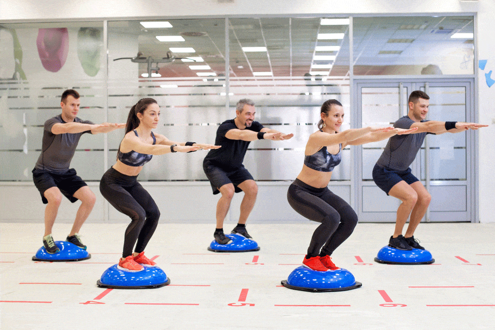 bosu ball squats