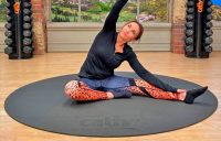 Cathe Friedrich Round Yoga Mat